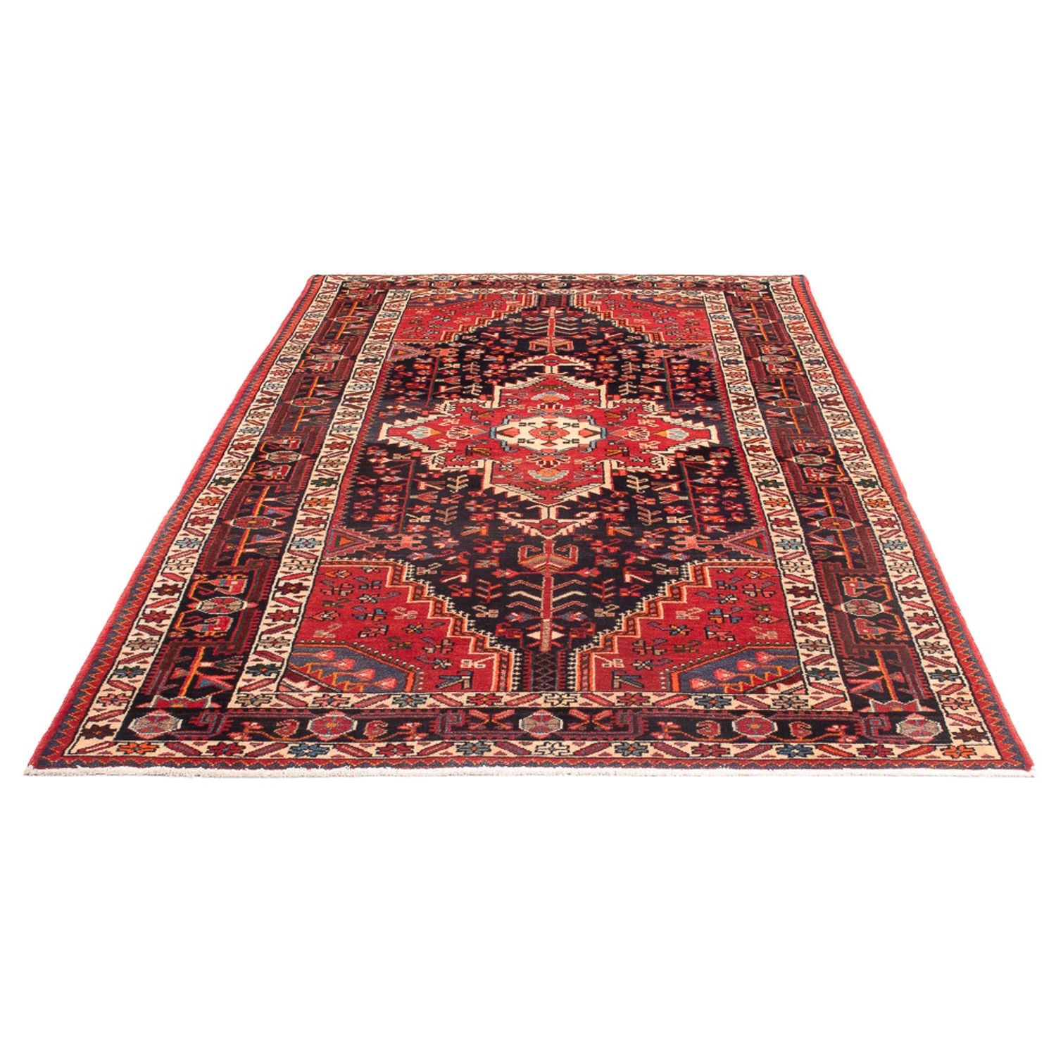 Alfombra persa - Nómada - 240 x 140 cm - rojo claro