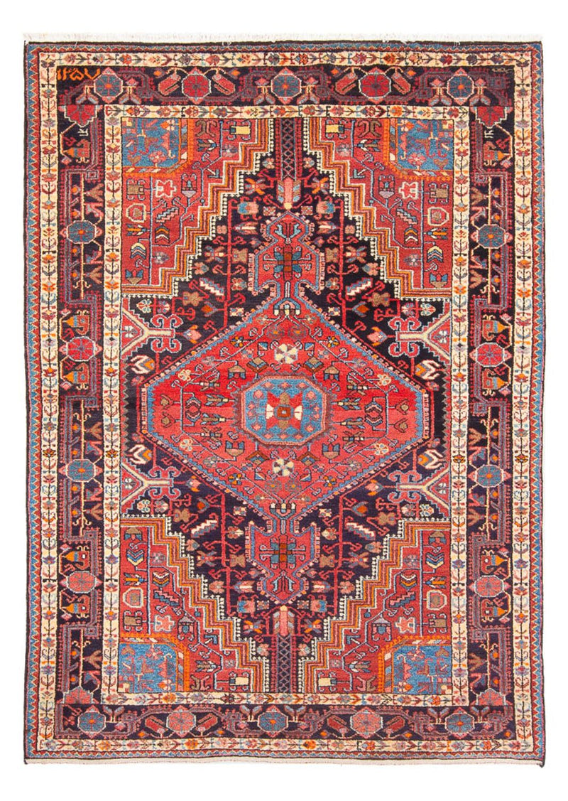 Alfombra persa - Nómada - 234 x 155 cm - rojo claro