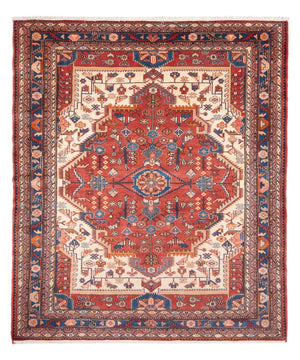 Alfombra persa - Nómada - 225 x 173 cm - óxido
