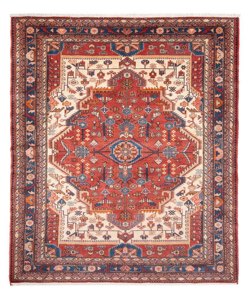 Alfombra persa - Nómada - 225 x 173 cm - óxido