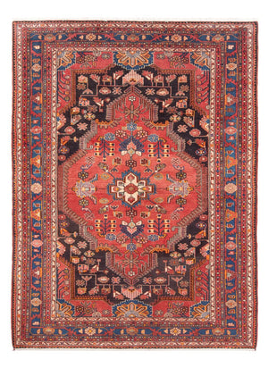 Alfombra persa - Nómada - 221 x 154 cm - rojo claro