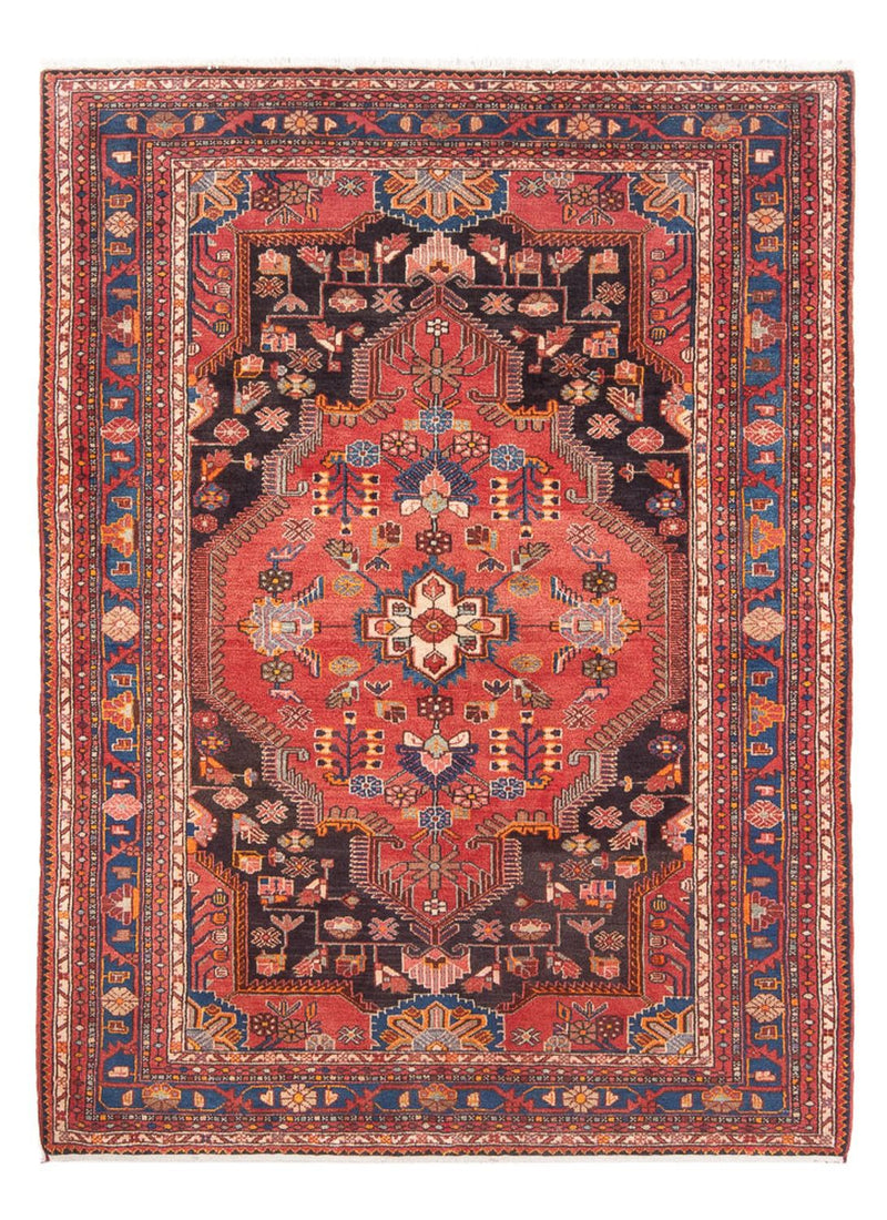 Alfombra persa - Nómada - 221 x 154 cm - rojo claro