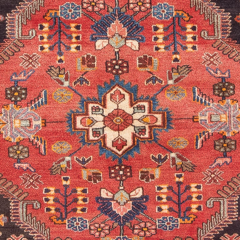Alfombra persa - Nómada - 221 x 154 cm - rojo claro