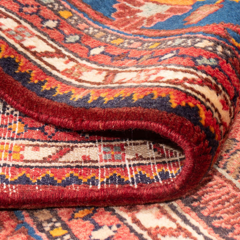 Alfombra persa - Nómada - 221 x 154 cm - rojo claro