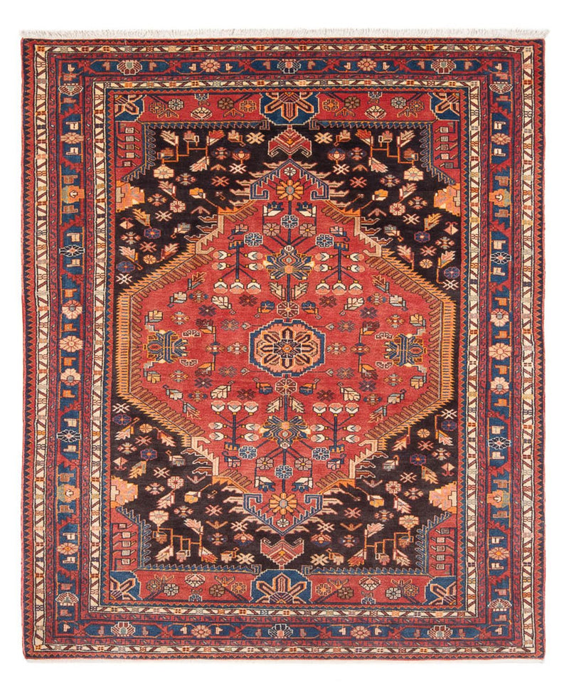 Alfombra persa - Nómada - 226 x 164 cm - rojo claro