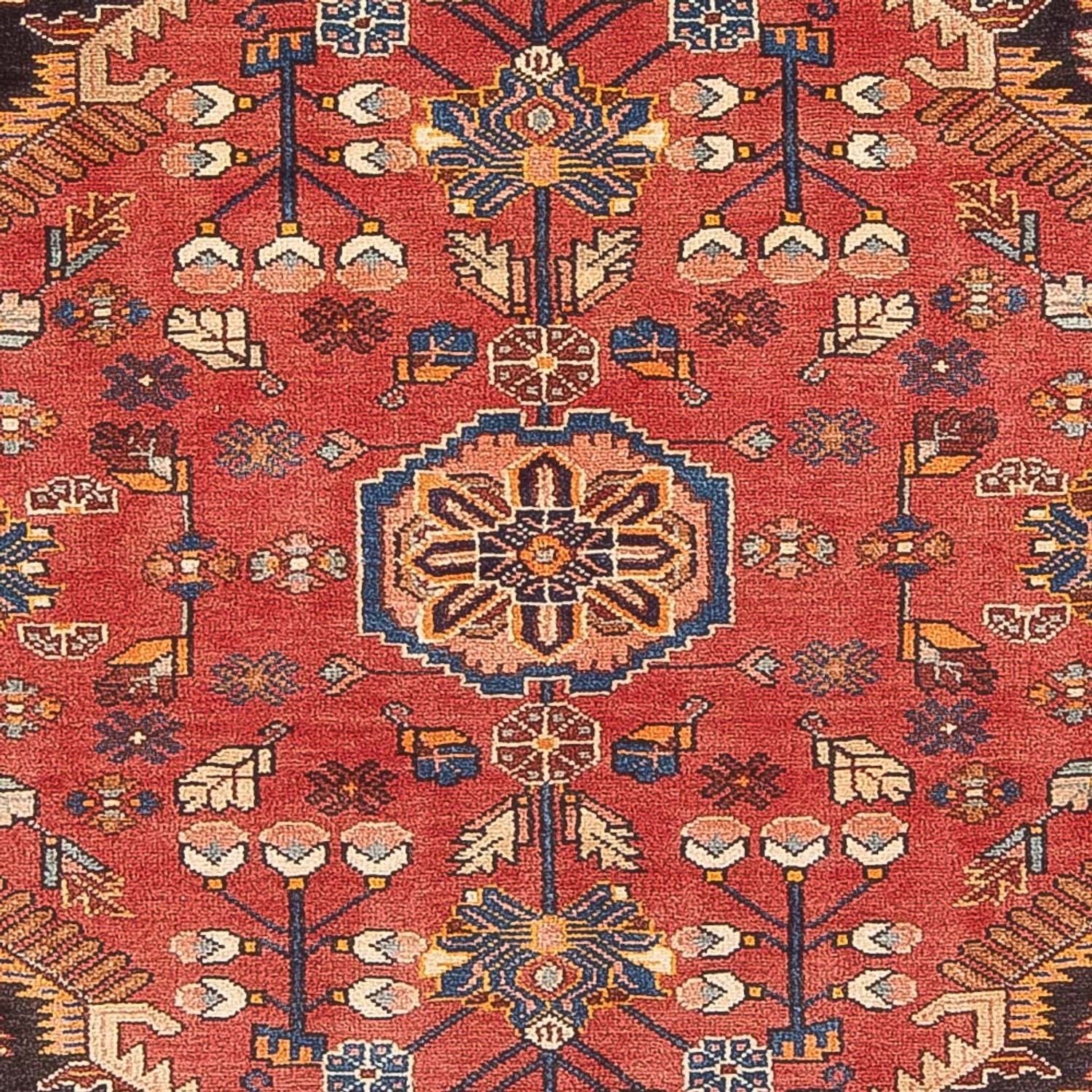 Alfombra persa - Nómada - 226 x 164 cm - rojo claro