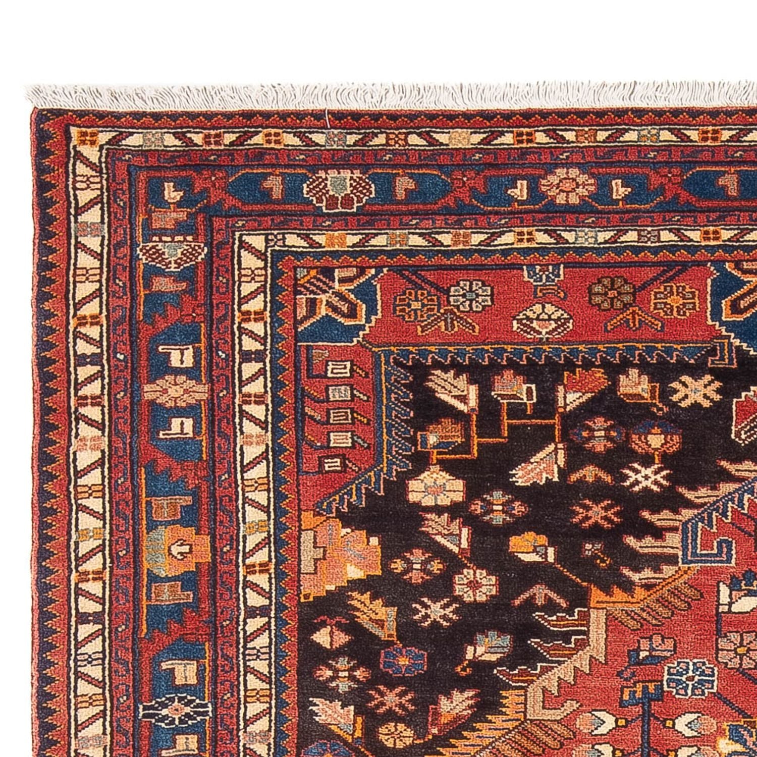 Alfombra persa - Nómada - 226 x 164 cm - rojo claro