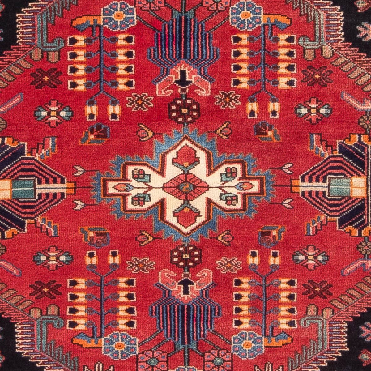 Alfombra persa - Nómada - 222 x 154 cm - rojo