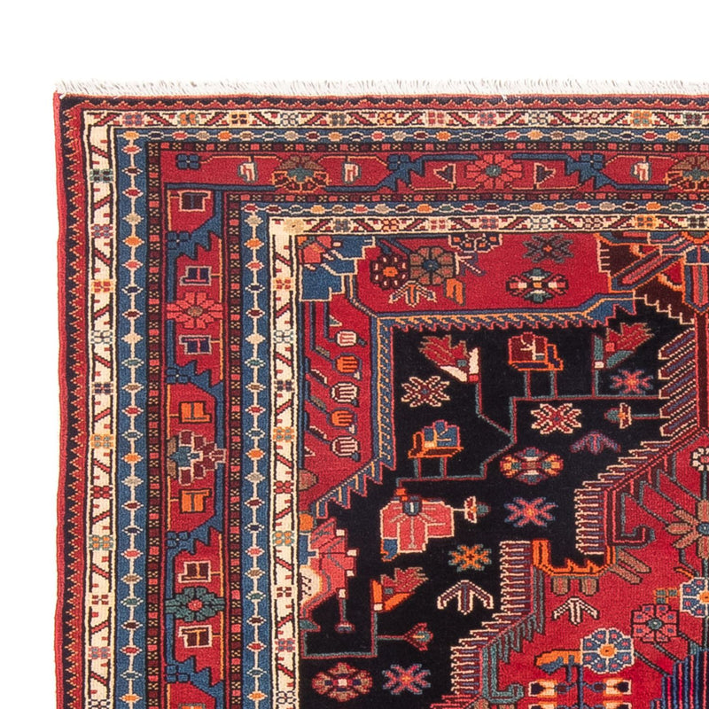 Alfombra persa - Nómada - 222 x 154 cm - rojo