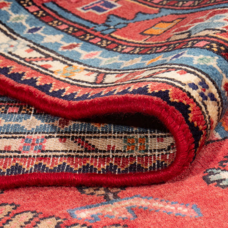 Alfombra persa - Nómada - 222 x 154 cm - rojo