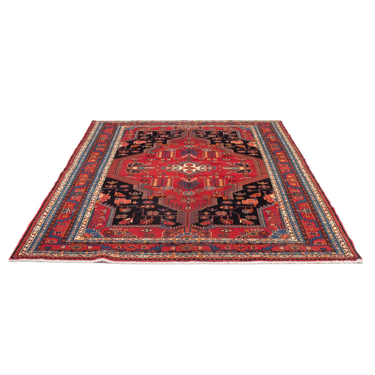 Alfombra persa - Nómada - 222 x 154 cm - rojo