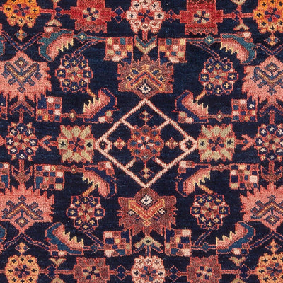 Alfombra persa - Nómada - 205 x 155 cm - azul oscuro