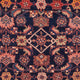 Alfombra persa - Nómada - 205 x 155 cm - azul oscuro