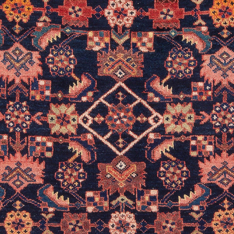 Alfombra persa - Nómada - 205 x 155 cm - azul oscuro