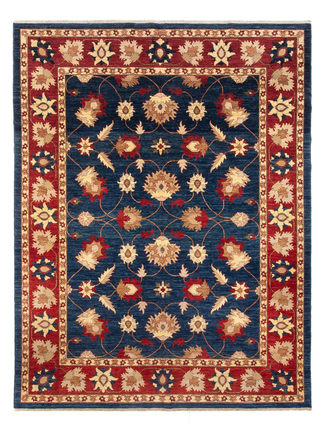 Alfombra Ziegler - 379 x 276 cm - azul oscuro