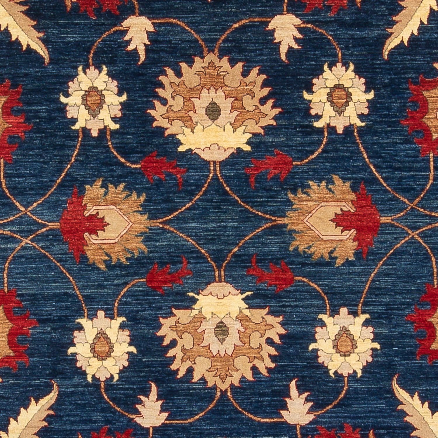 Alfombra Ziegler - 379 x 276 cm - azul oscuro