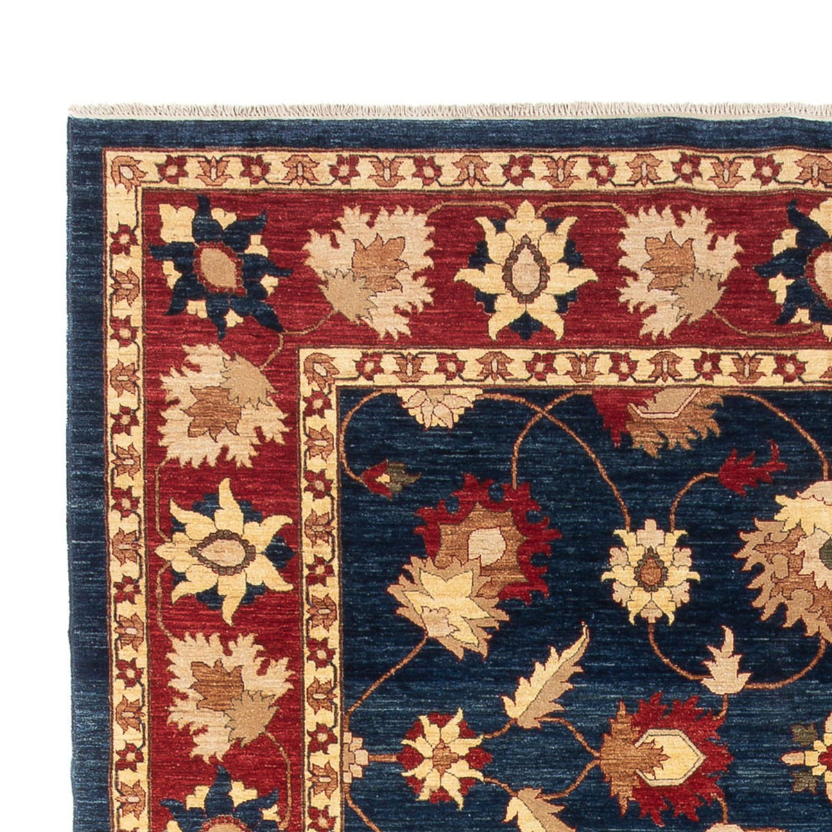 Alfombra Ziegler - 379 x 276 cm - azul oscuro