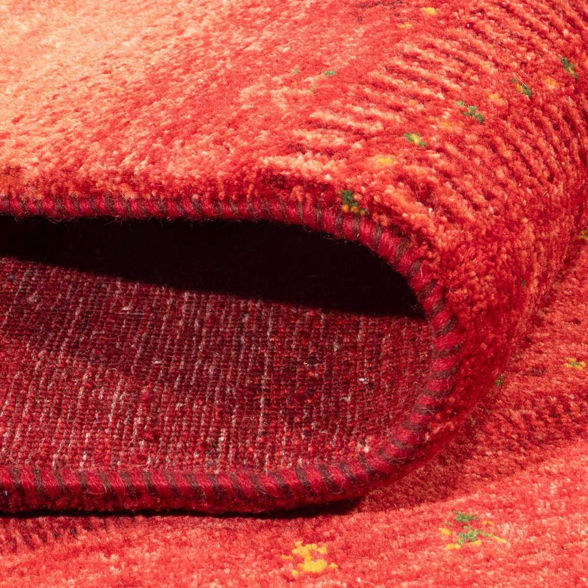 Alfombra Gabbeh - Loribaft Persa - 247 x 172 cm - rojo