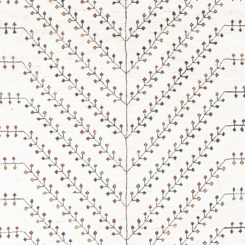 Alfombra Gabbeh - Loribaft Persa - 233 x 166 cm - blanco