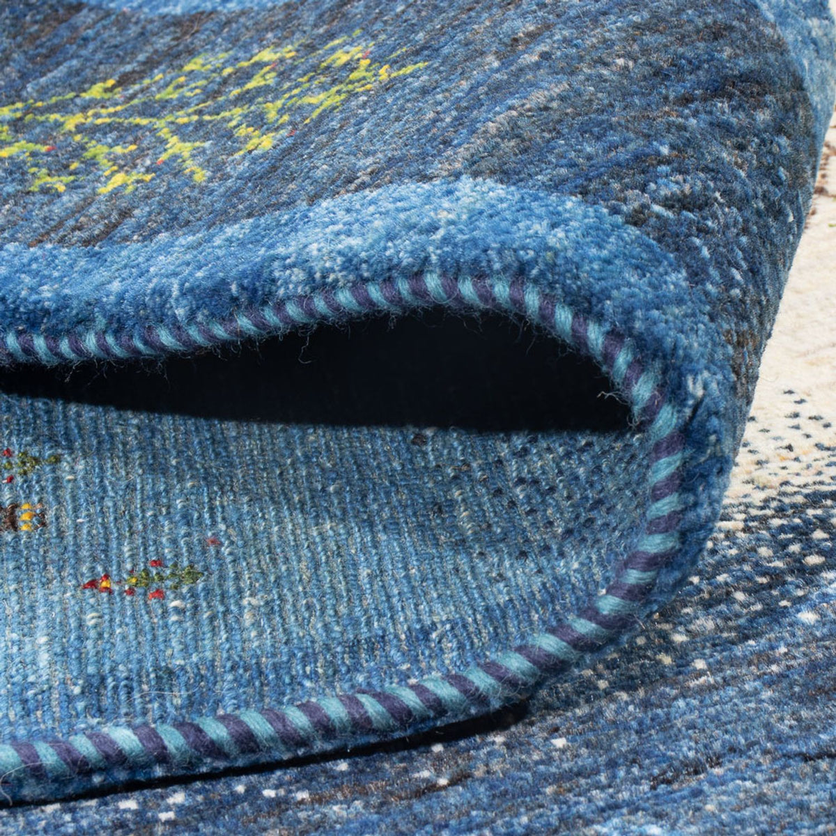 Alfombra Gabbeh - Loribaft Persa - 247 x 181 cm - multicolor