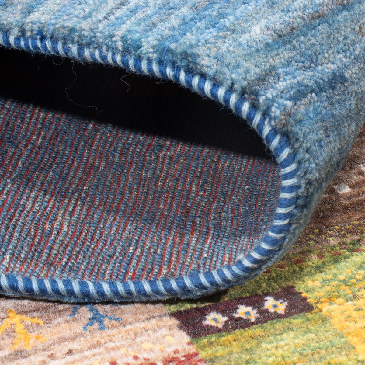 Alfombra Gabbeh - Loribaft Persa - 237 x 180 cm - multicolor