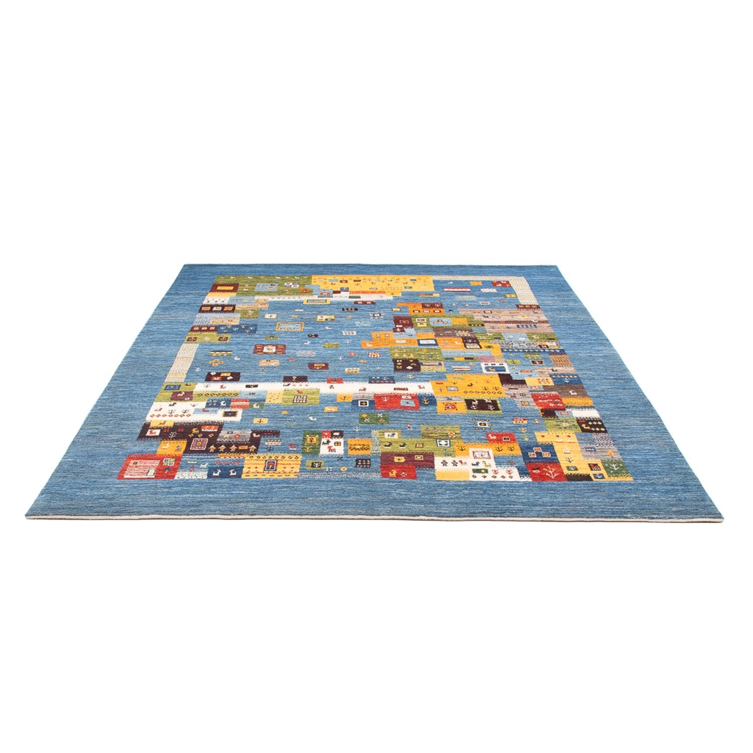 Alfombra Gabbeh - Loribaft Persa - 237 x 180 cm - multicolor