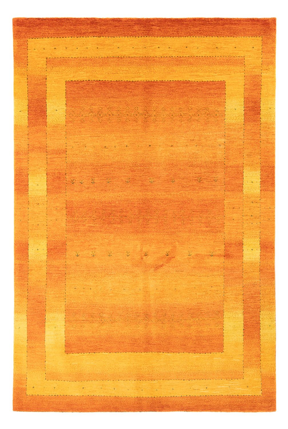 Alfombra Gabbeh - Loribaft Persa - 251 x 169 cm - oro