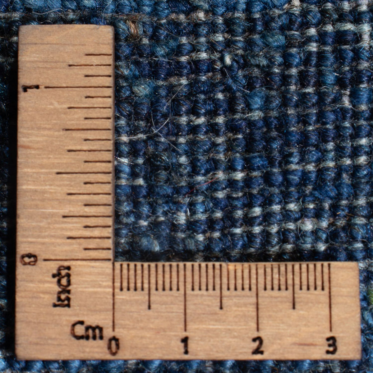 Alfombra Gabbeh - Loribaft Persa - 216 x 183 cm - azul oscuro