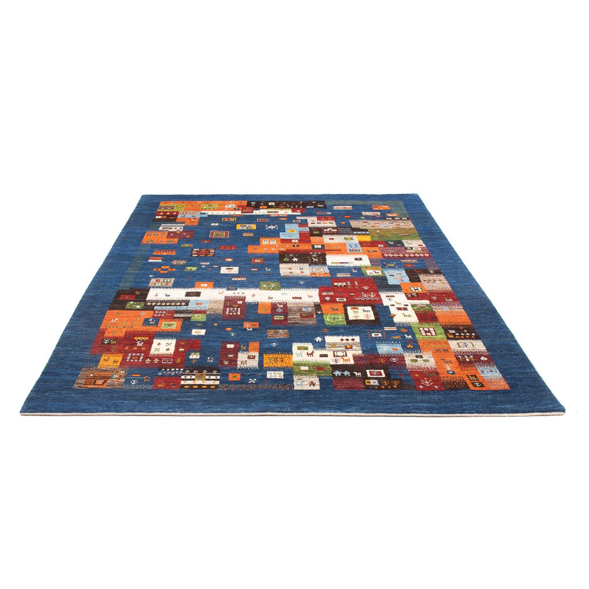 Alfombra Gabbeh - Loribaft Persa - 254 x 178 cm - multicolor