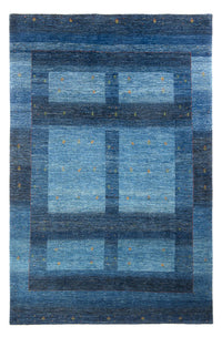 Alfombra Gabbeh - Loribaft Persa - 250 x 170 cm - azul oscuro