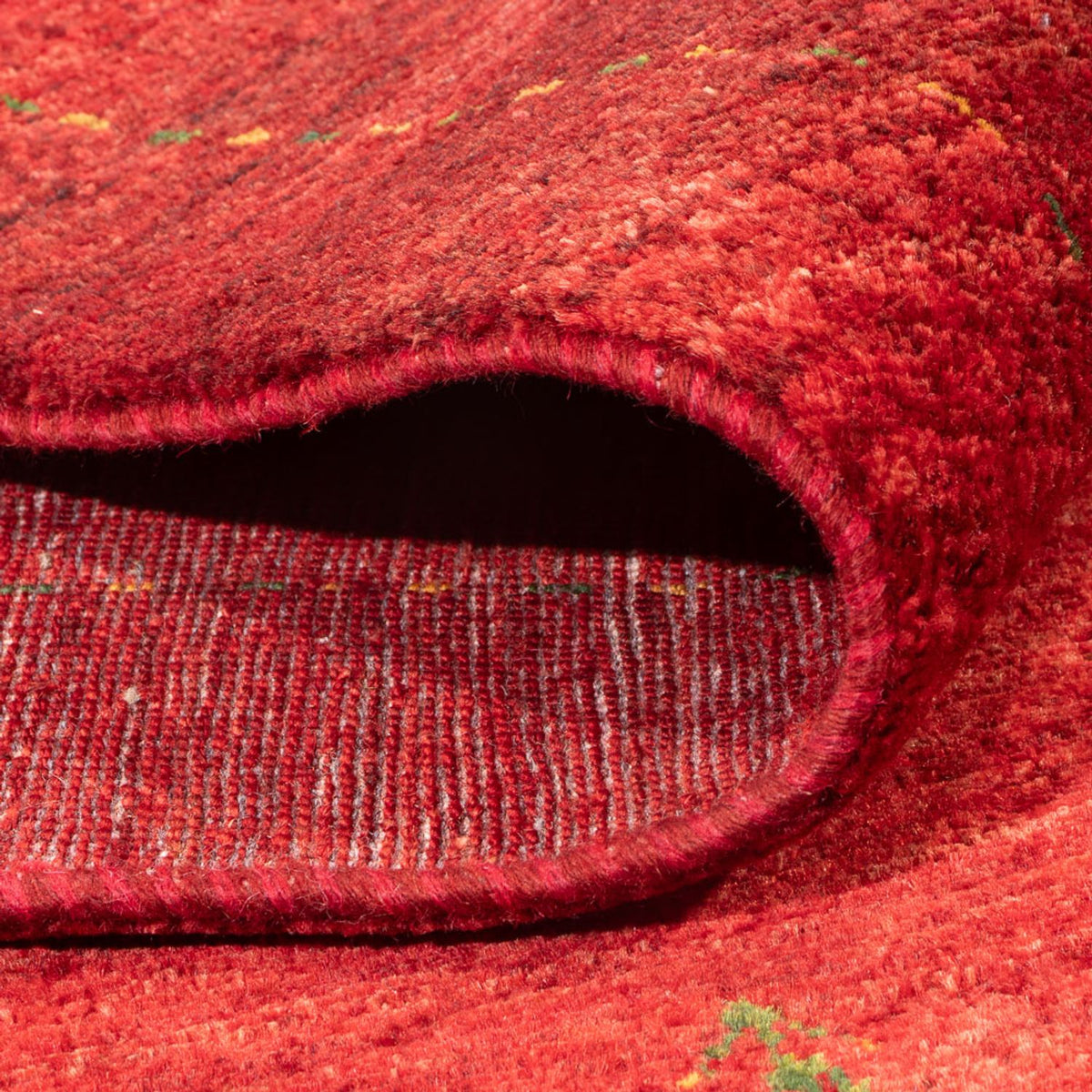 Alfombra Gabbeh - Loribaft Persa - 238 x 170 cm - rojo