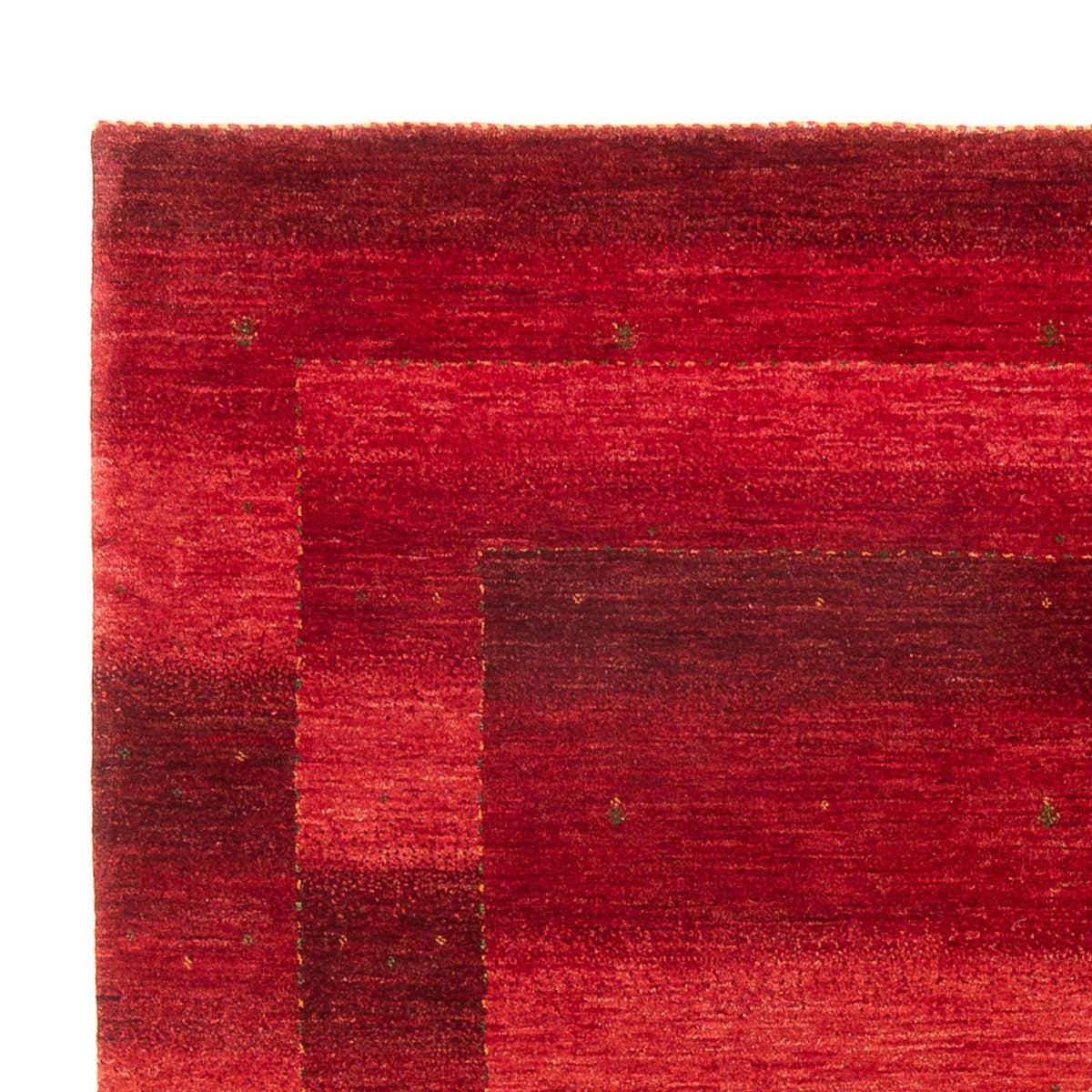Alfombra Gabbeh - Loribaft Persa - 226 x 174 cm - rojo