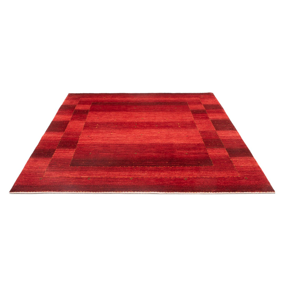 Alfombra Gabbeh - Loribaft Persa - 226 x 174 cm - rojo