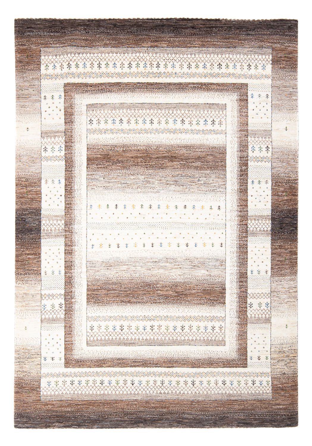 Alfombra Gabbeh - Loribaft Persa - 244 x 177 cm - multicolor