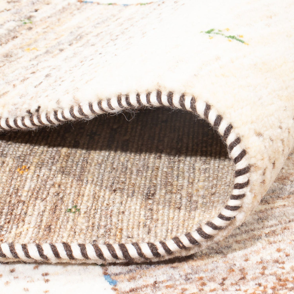 Alfombra Gabbeh - Loribaft Persa - 244 x 177 cm - multicolor