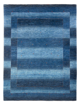Alfombra Gabbeh - Loribaft Persa - 232 x 179 cm - azul marino