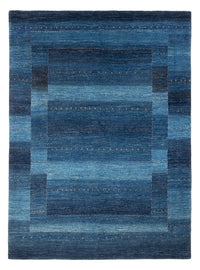 Alfombra Gabbeh - Loribaft Persa - 241 x 180 cm - azul marino