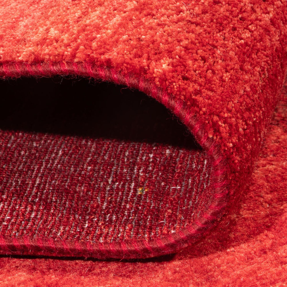 Alfombra Gabbeh - Loribaft Persa - 220 x 180 cm - rojo