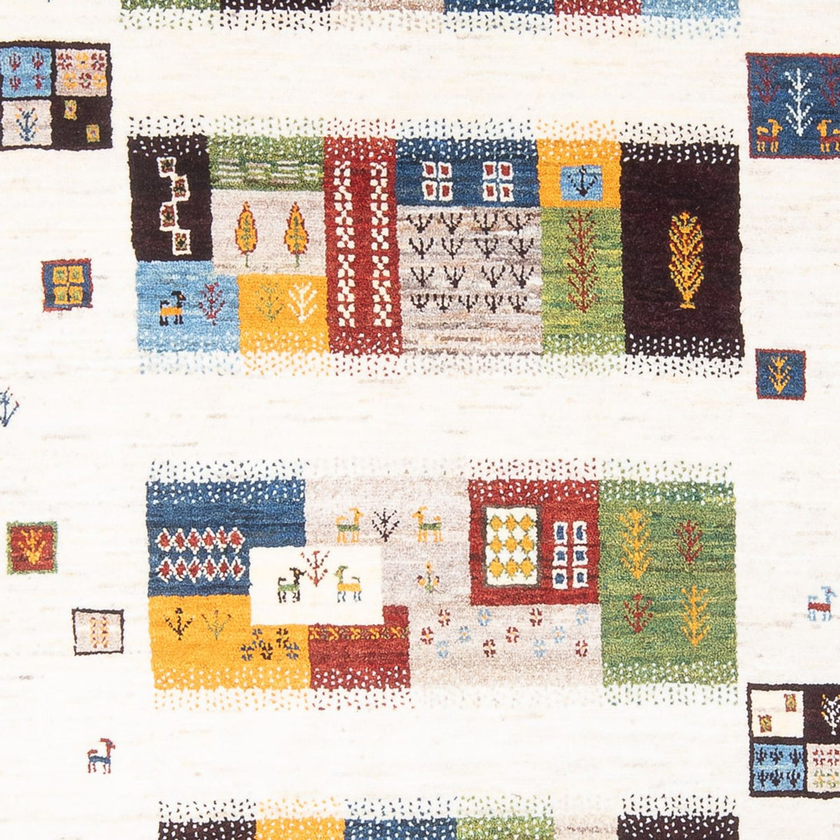 Alfombra Gabbeh - Loribaft Persa - 258 x 178 cm - multicolor