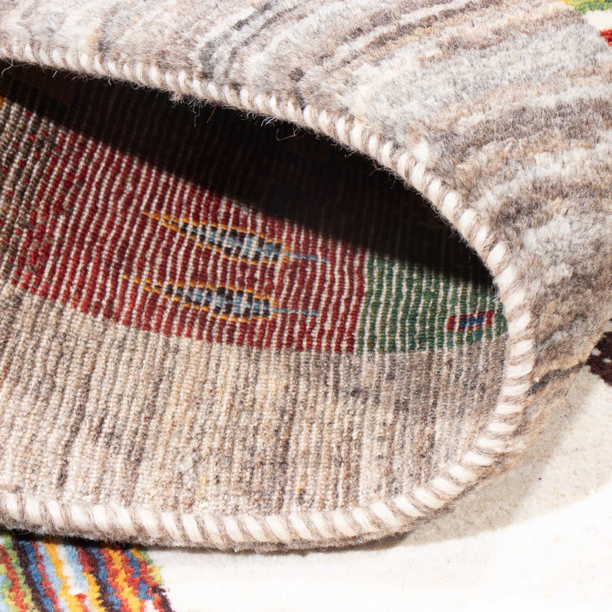 Alfombra Gabbeh - Loribaft Persa - 258 x 178 cm - multicolor