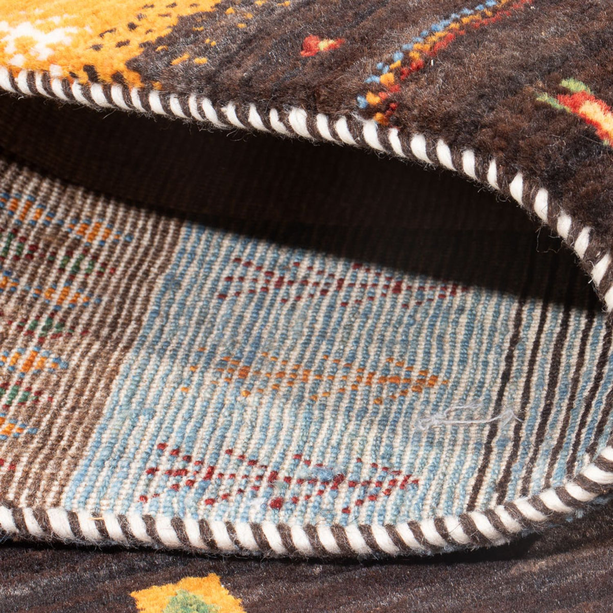 Alfombra Gabbeh - Loribaft Persa - 248 x 175 cm - multicolor