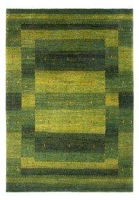 Alfombra Gabbeh - Loribaft Persa - 243 x 166 cm - verde oscuro