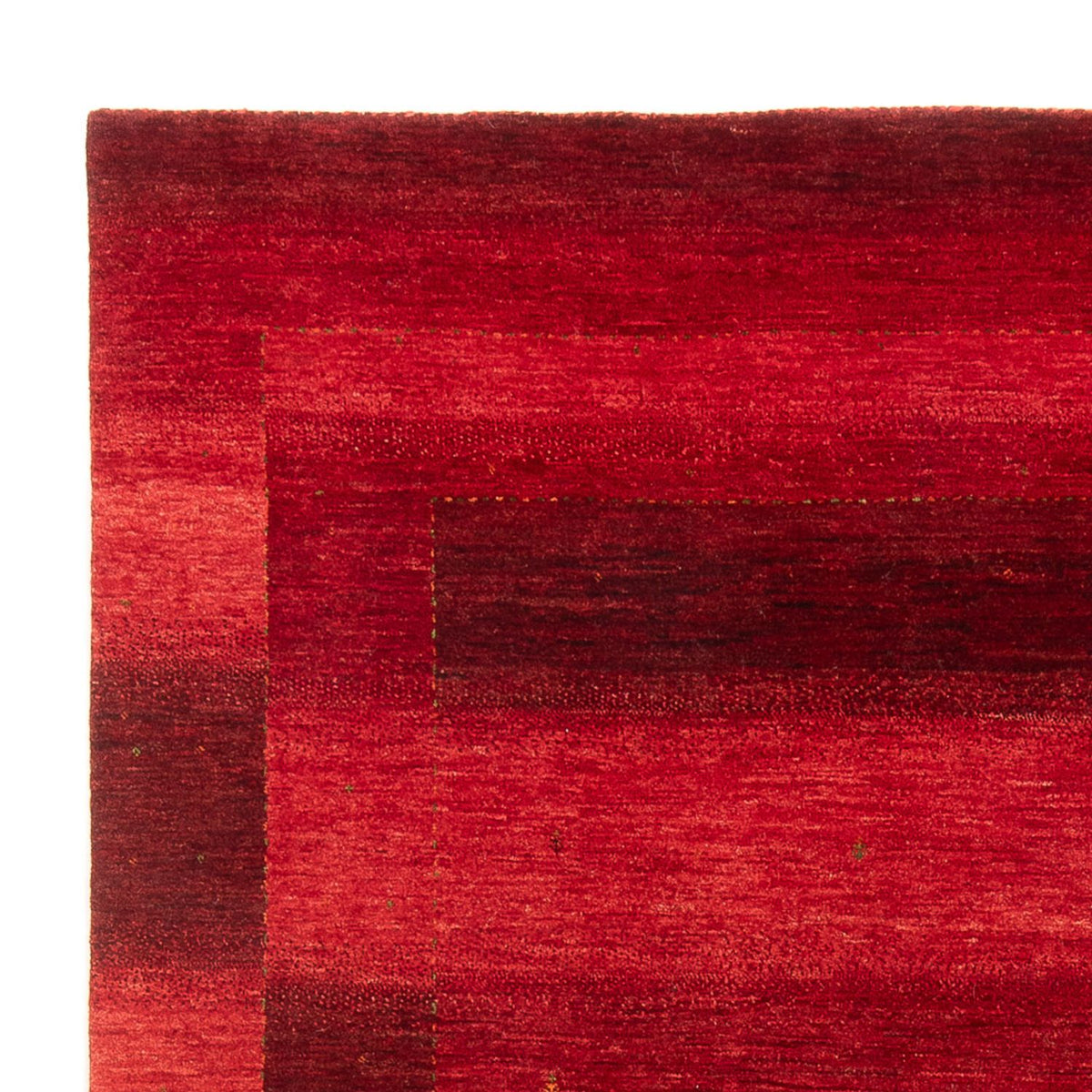 Alfombra Gabbeh - Loribaft Persa - 285 x 213 cm - rojo