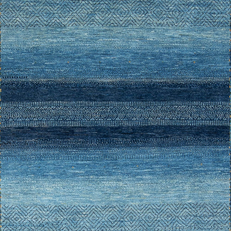 Alfombra Gabbeh - Loribaft Persa - 286 x 212 cm - azul marino