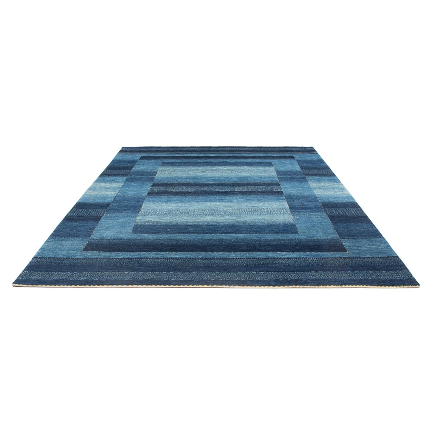 Alfombra Gabbeh - Loribaft Persa - 286 x 212 cm - azul marino