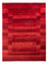 Alfombra Gabbeh - Loribaft Persa - 282 x 213 cm - rojo