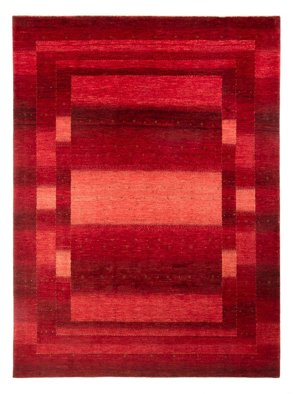 Alfombra Gabbeh - Loribaft Persa - 302 x 222 cm - rojo