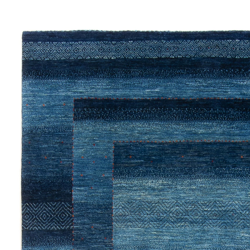 Alfombra Gabbeh - Loribaft Persa - 287 x 196 cm - azul marino