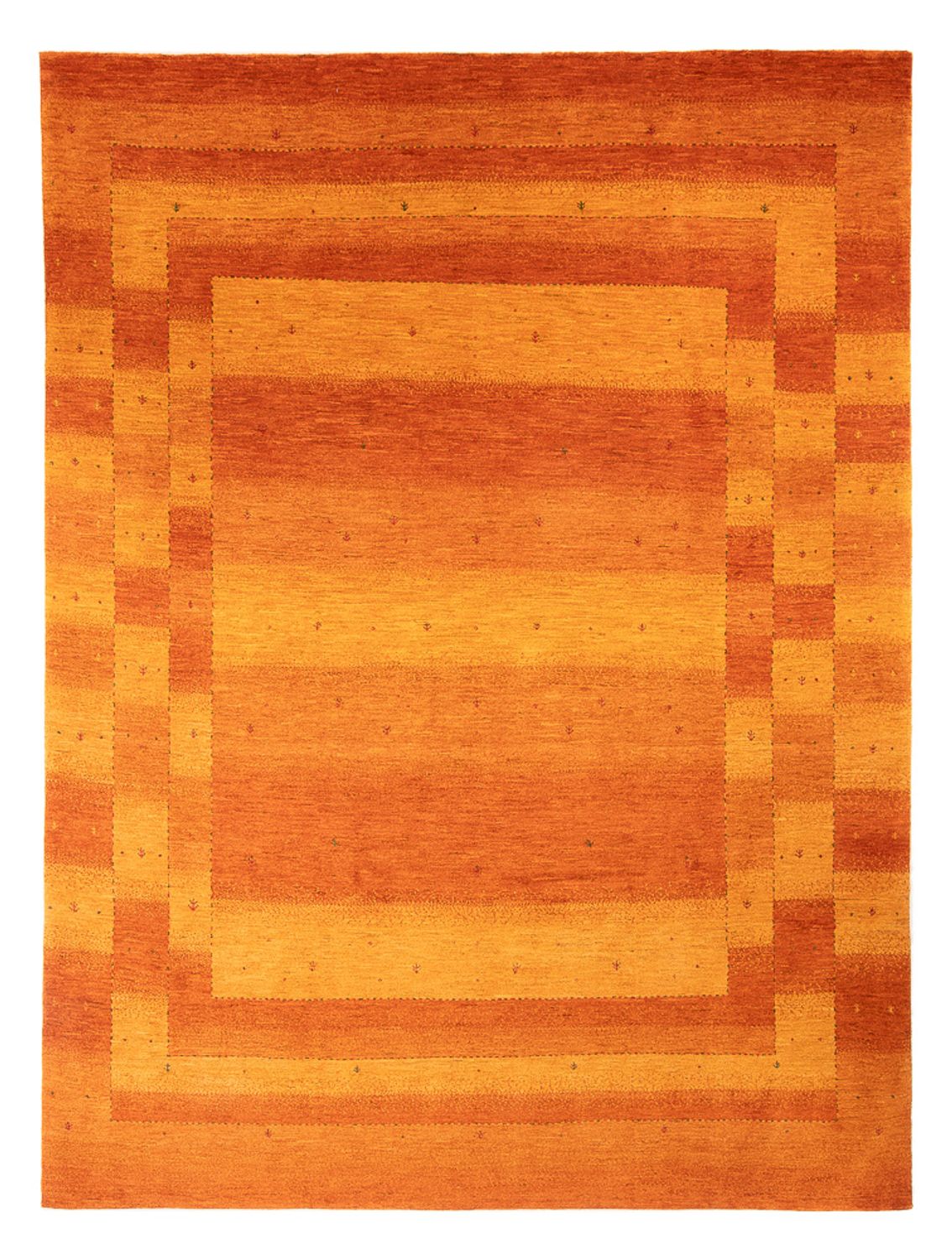Alfombra Gabbeh - Loribaft Persa - 302 x 219 cm - naranja