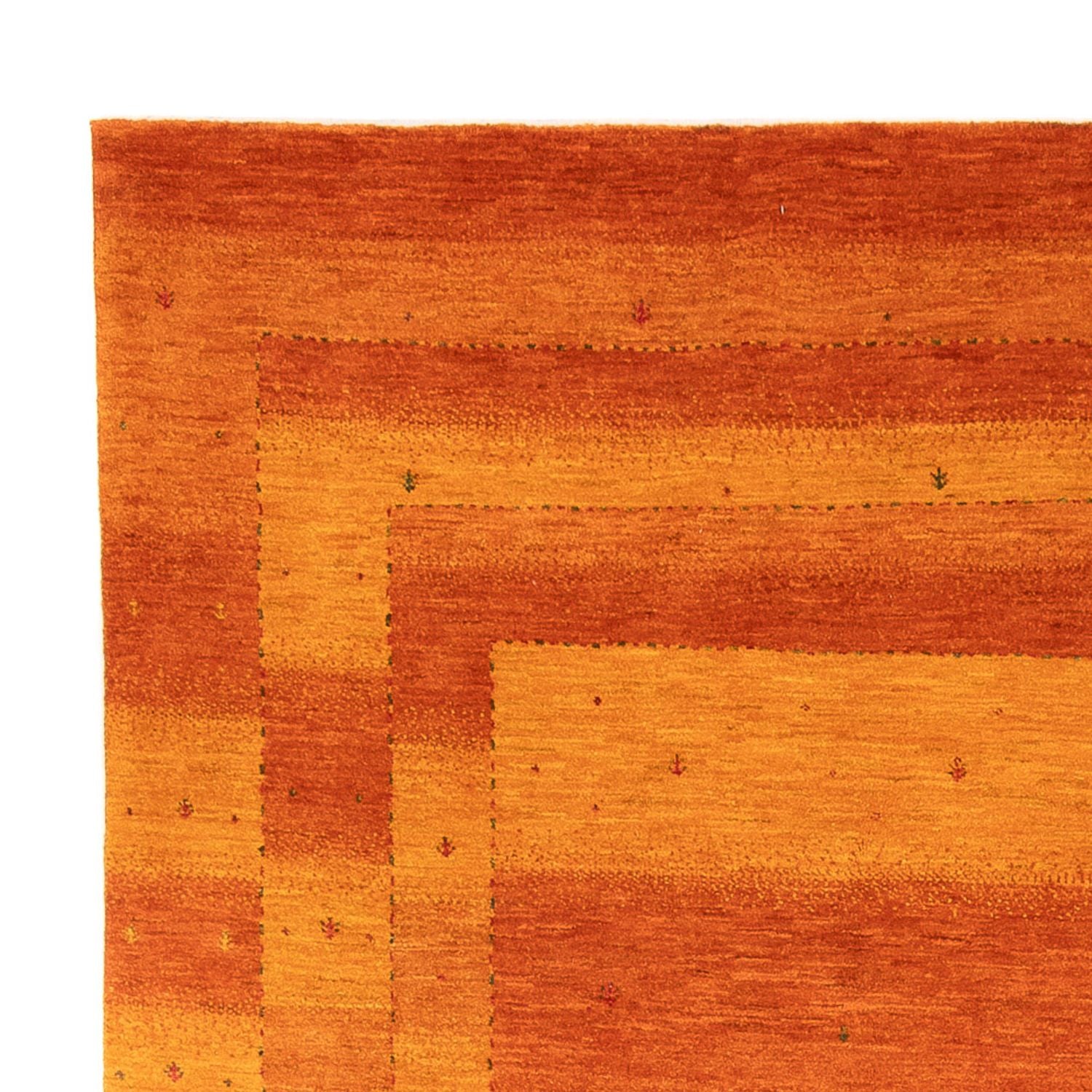 Alfombra Gabbeh - Loribaft Persa - 302 x 219 cm - naranja